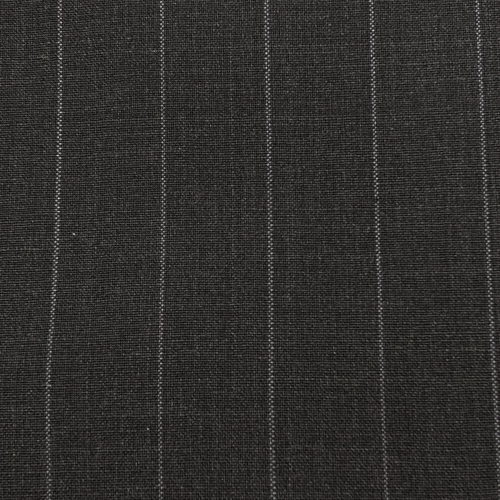 Lineage Wool Sport Coat Stripe Charcoal Gray 3 Button 46 48 Milan Preppy Mob